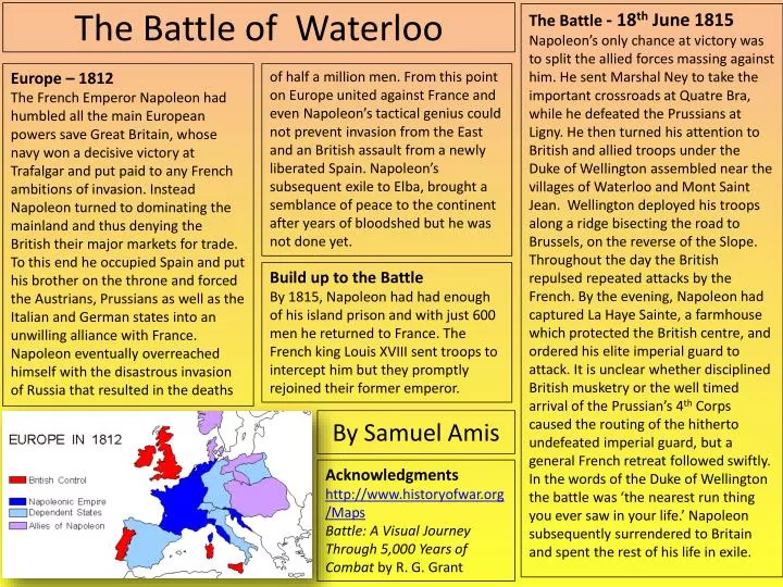 the battle of waterloo