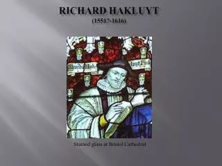Richard Hakluyt (1551?-1616)