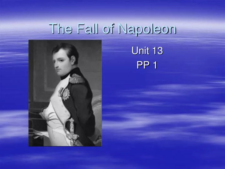 the fall of napoleon