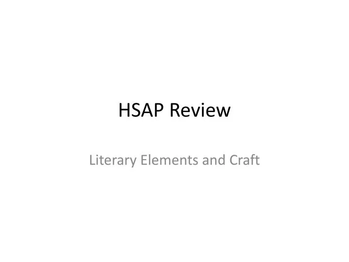 hsap review