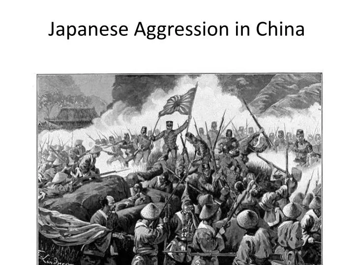 japanese aggression in china