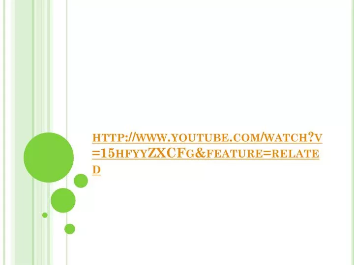 http www youtube com watch v 15hfyyzxcfg feature related