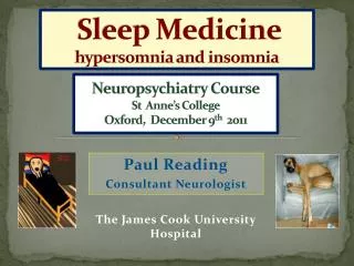 Paul Reading Consultant Neurologist The James Cook University Hospital