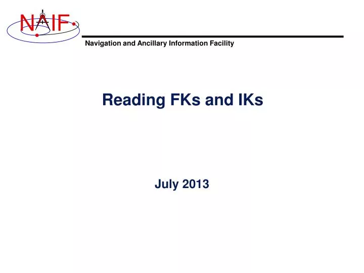 reading fks and iks