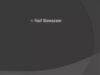 Naif Bawazeer
