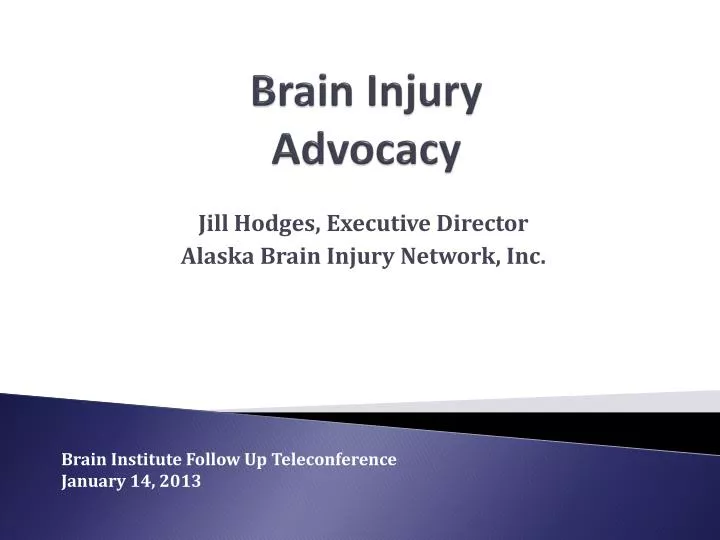 brain injury advocacy