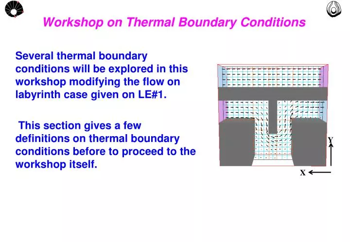 workshop on thermal boundary conditions