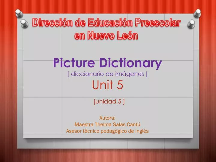 picture dictionary diccionario de im genes unit 5 unidad 5