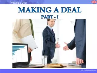 Making a Deal PARt - I