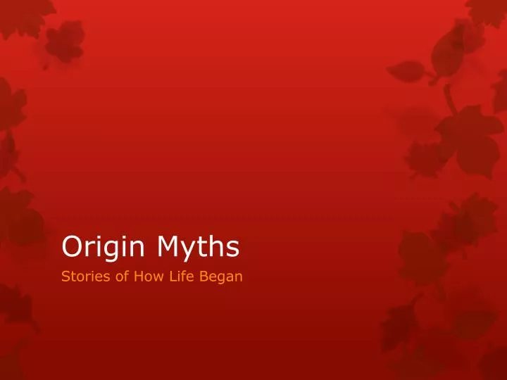 origin myths