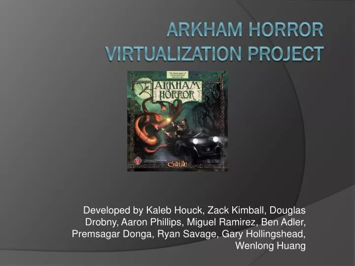 arkham horror virtualization project