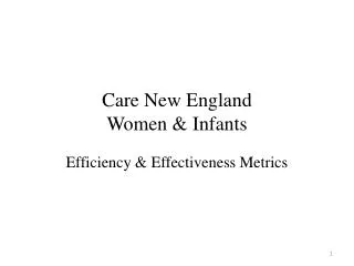 Care New England Women &amp; Infants