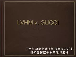 lvhm v gucci