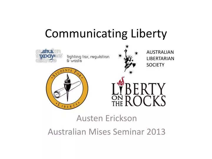 communicating liberty