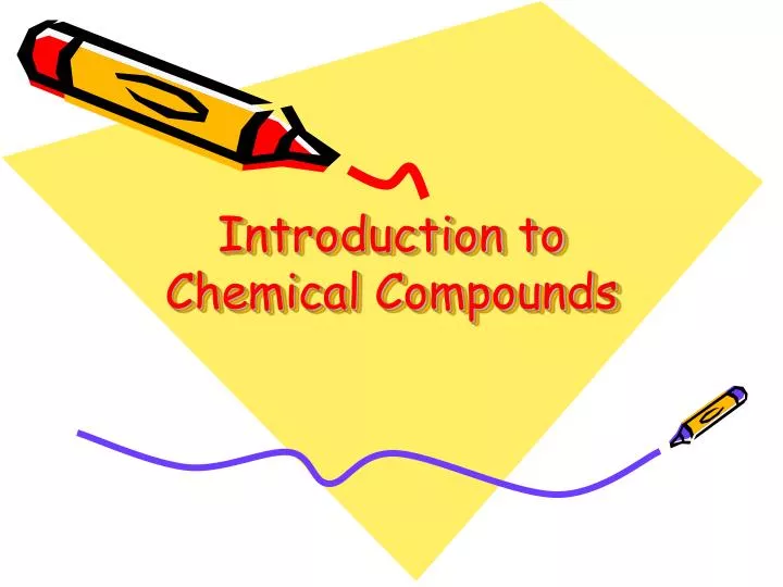 introduction to chemical compounds