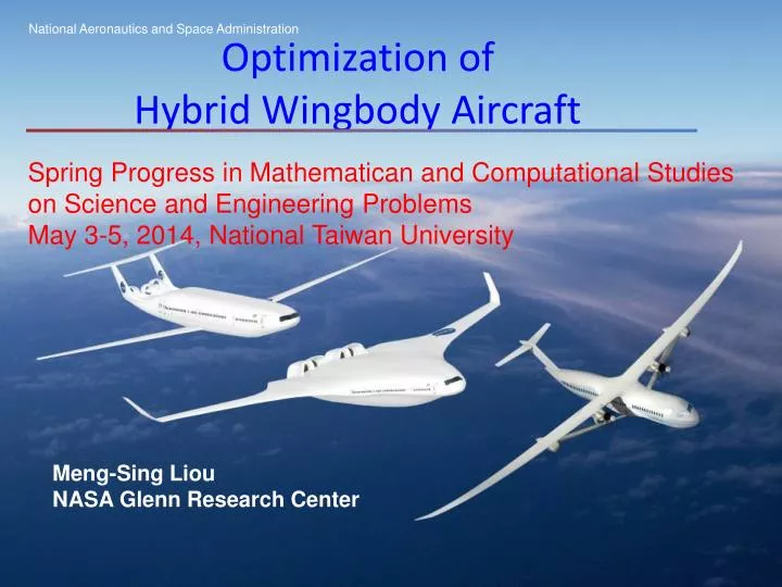 optimization of hybrid wingbody aircraft