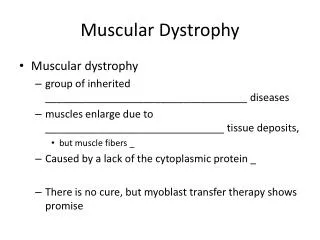 Muscular Dystrophy