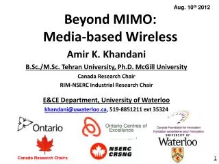 Beyond MIMO: Media-based Wireless