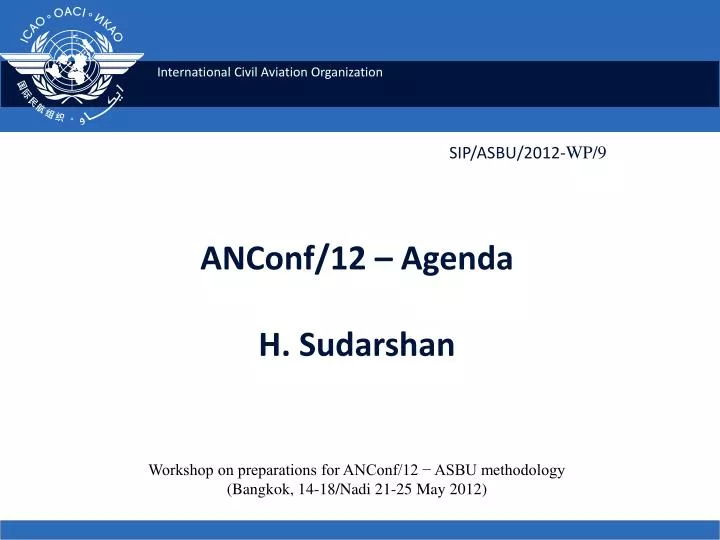 anconf 12 agenda h sudarshan