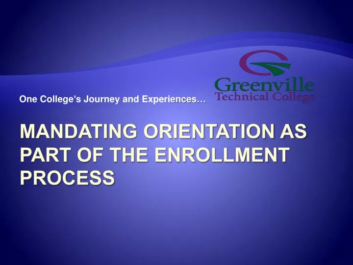 one college s journey and experi ences