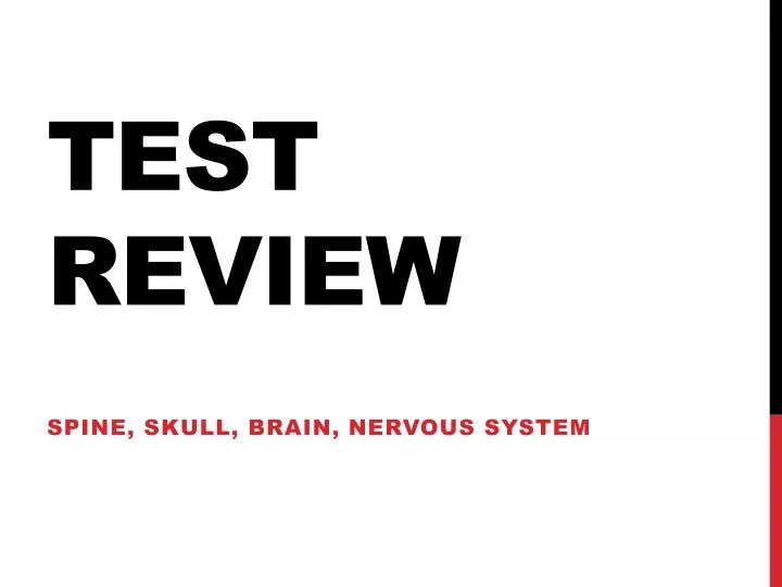 test review