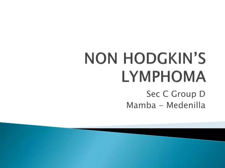 non hodgkin s lymphoma