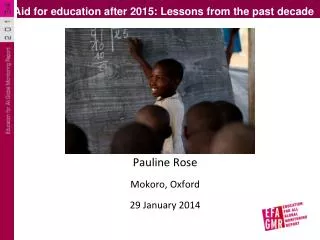 Pauline Rose Mokoro , Oxford 29 January 2014