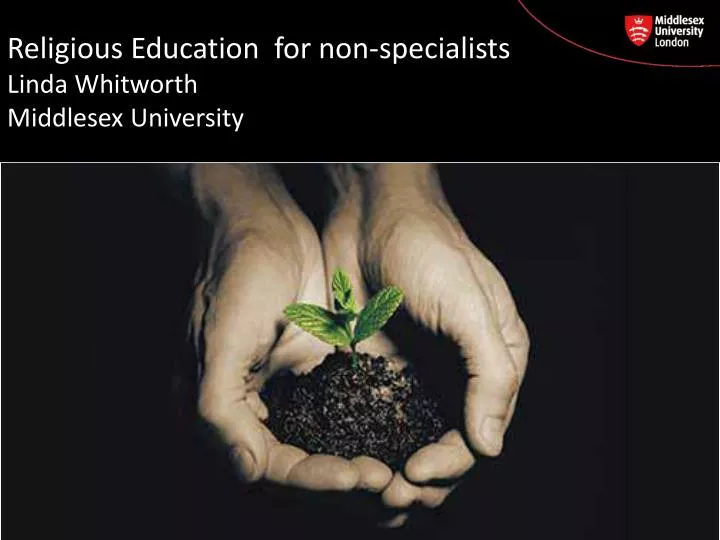 religious education for non specialists linda whitworth middlesex university
