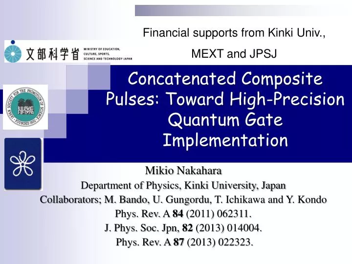 concatenated composite pulses toward high precision quantum gate implementation
