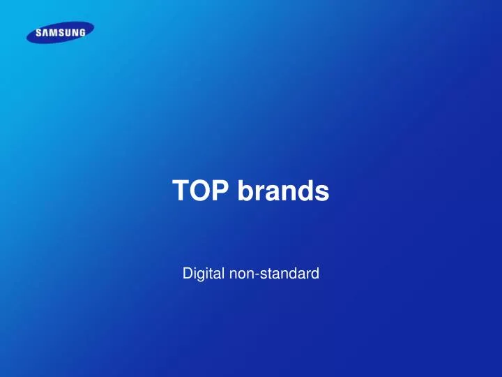 top brands