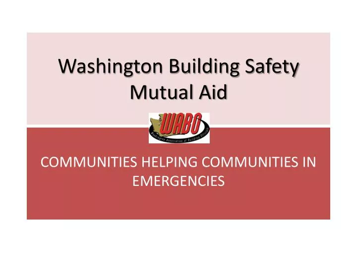 washington building safety mutual aid