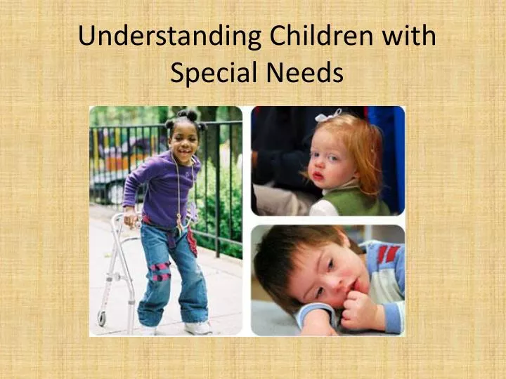 understanding children with special needs