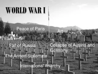 WORLD WAR I