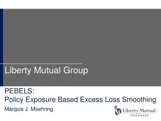PEBELS: Policy Exposure Based Excess Loss Smoothing