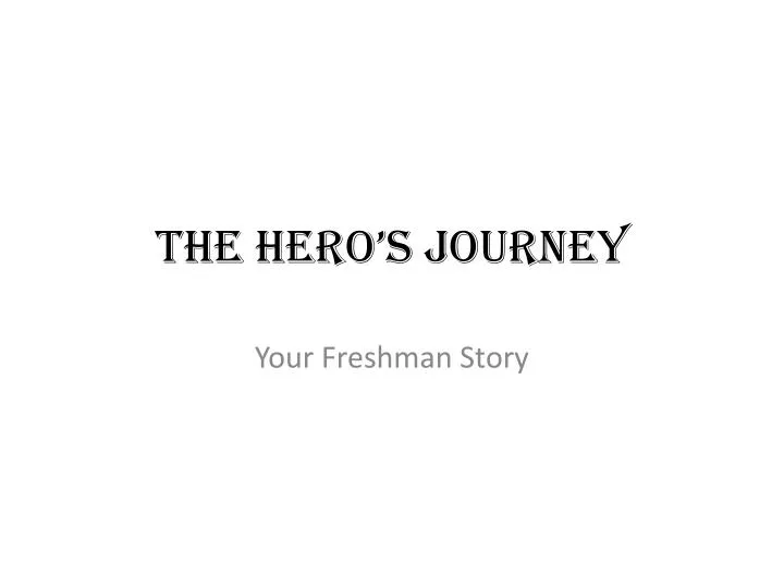 the hero s journey