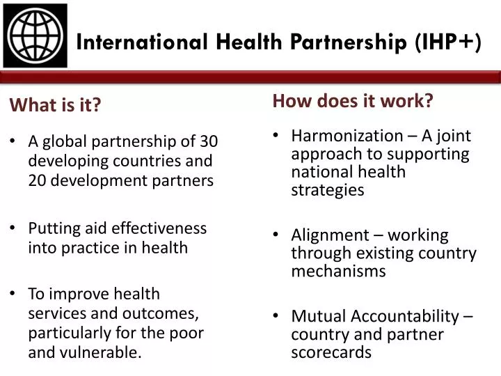 international health partnership ihp