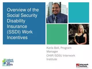 Overview of the Social Security Disability Insurance (SSDI) Work Incentives