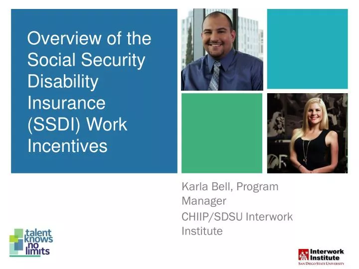 overview of the social security disability insurance ssdi work incentives
