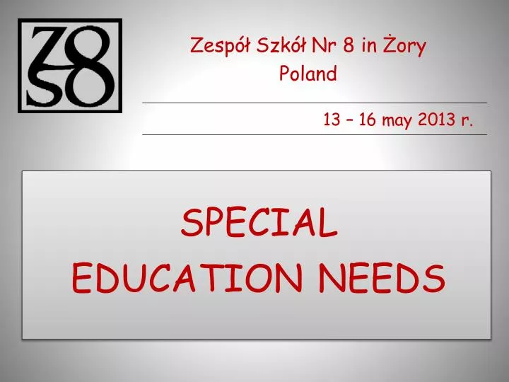 special education needs