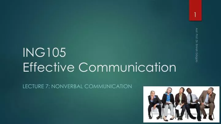ing105 effective communication