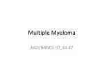 Multiple Myeloma - slide 1