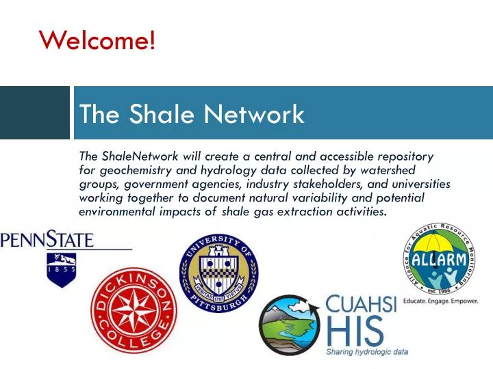 the shale network