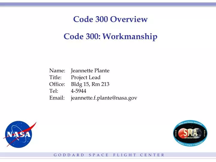 code 300 overview code 300 workmanship