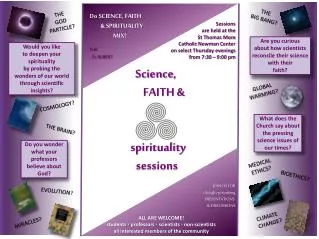 Do SCIENCE, FAITH &amp; SPIRITUALITY MIX ? THE St ALBERT