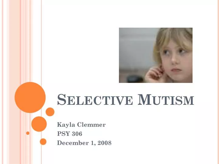 selective mutism