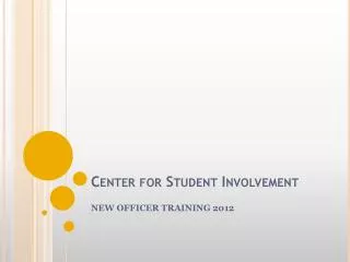 Center for Student Involvement