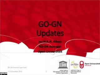 GO-GN Updates