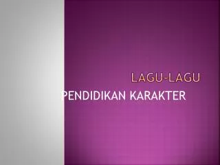 LAGU-LAGU