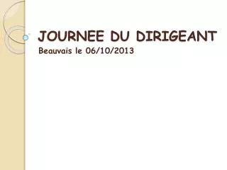 journee du dirigeant