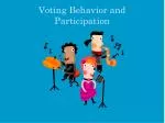 Voting Behavior and Participation - slide 1